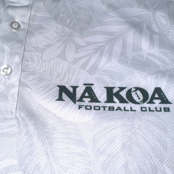Na Koa Football Club Shirt Mens Medium NCAA Football Allied Universal White - Picture 1 of 14
